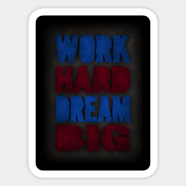 Work hard Sticker by Durro